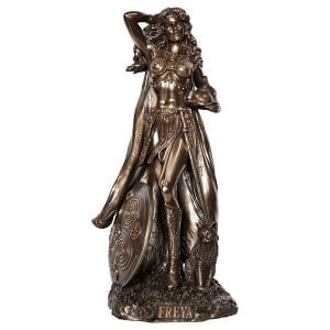 Goddess Freya Statue Product Display